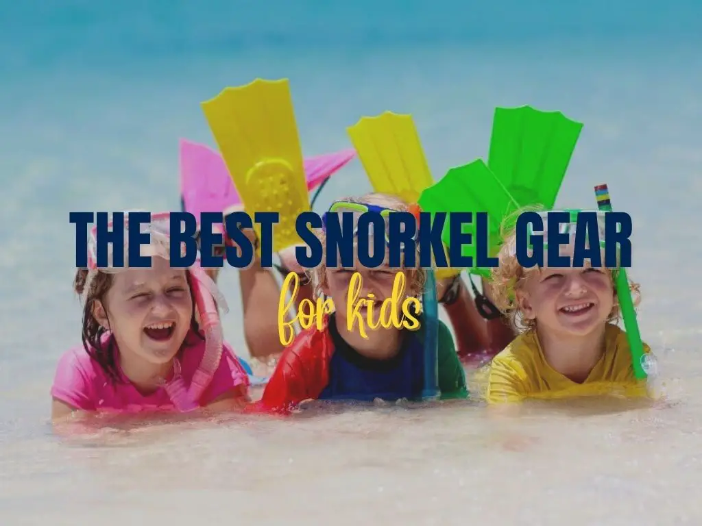 featured image of the best snorkeling gear for kids article