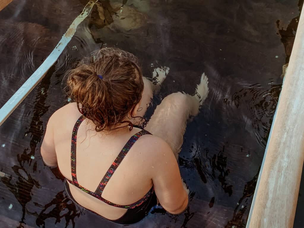 N with the doctor fish.